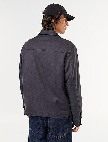 Veste zippée unie