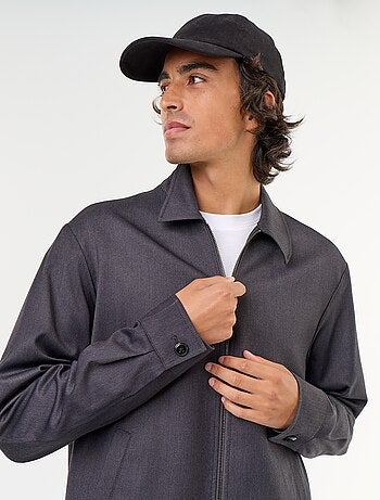 Veste zippée unie