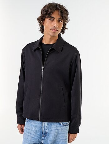 Veste zippée unie