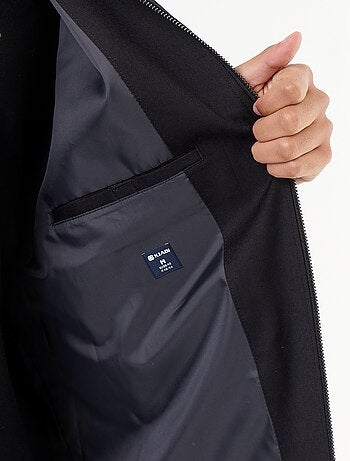 Veste zippée unie