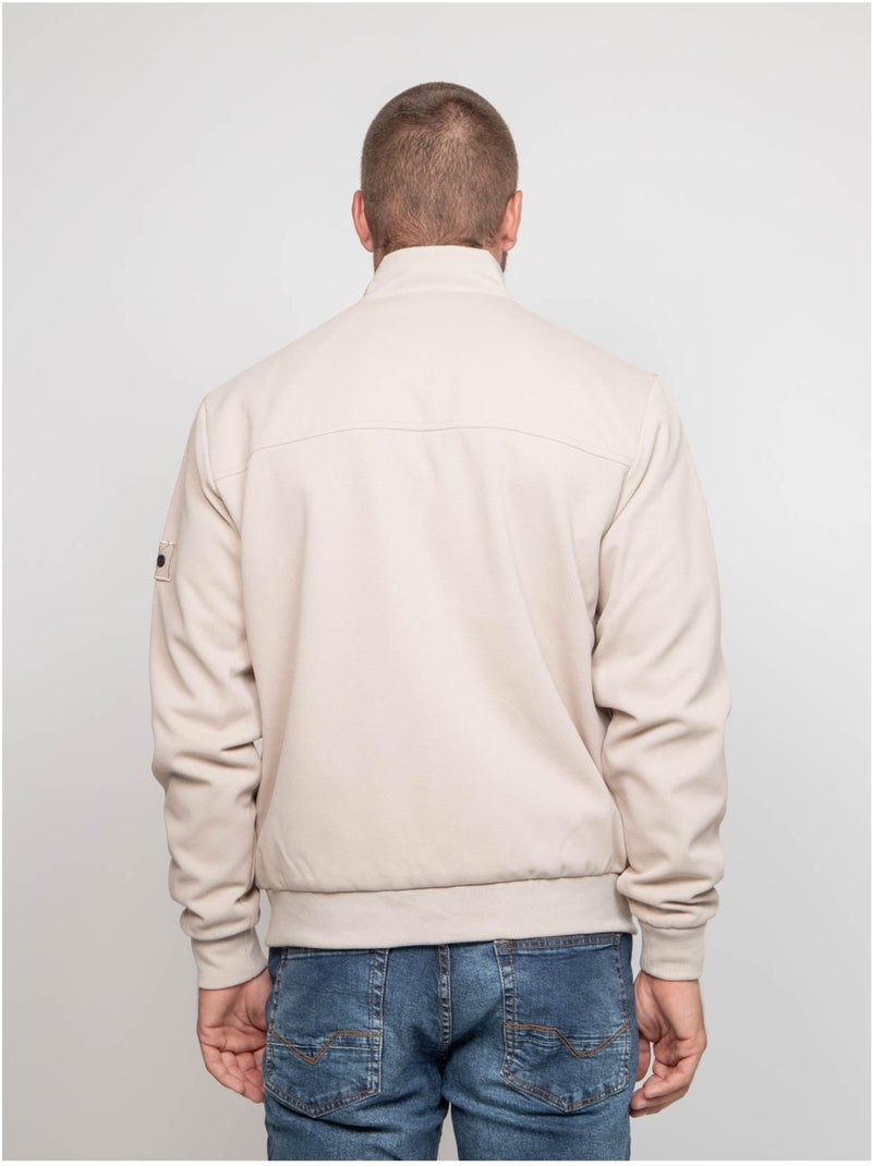 Veste zippée zolagane Beige - Kiabi