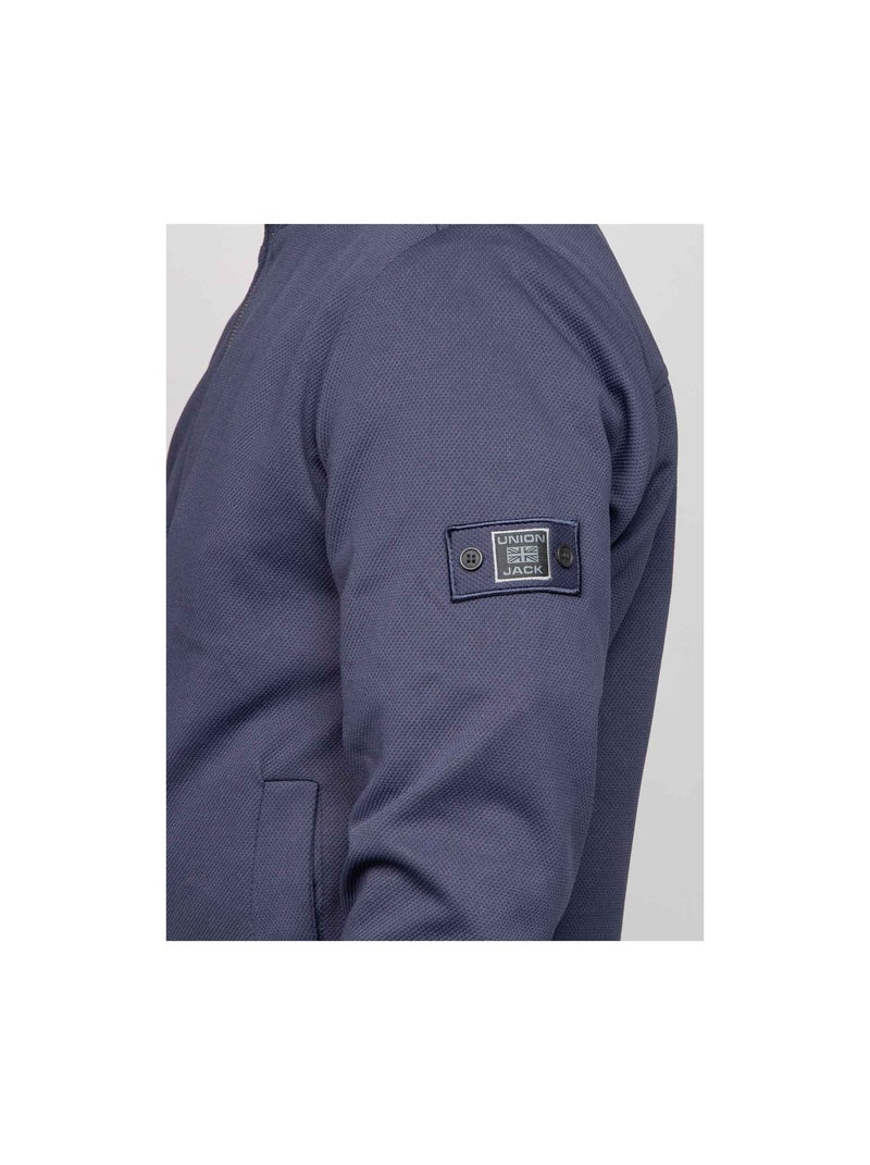 Veste zippée zolagane Bleu marine - Kiabi