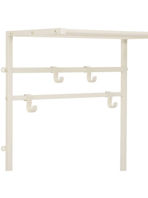 Vestiaire 4 patères avec tiroir TISSA - Beige - Kiabi