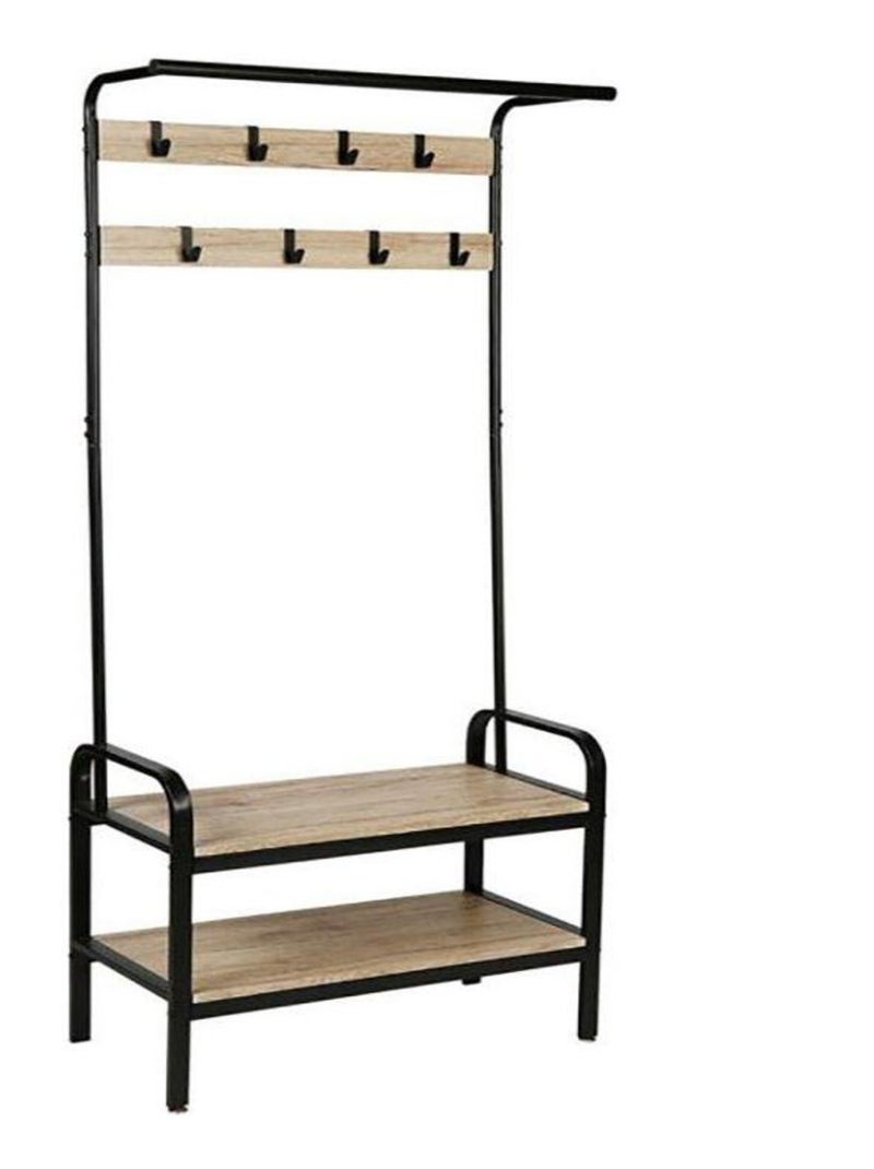 Vestiaire métal bois Beige - Kiabi