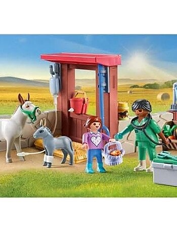 Vétérinaire avec Animaux de la Ferme