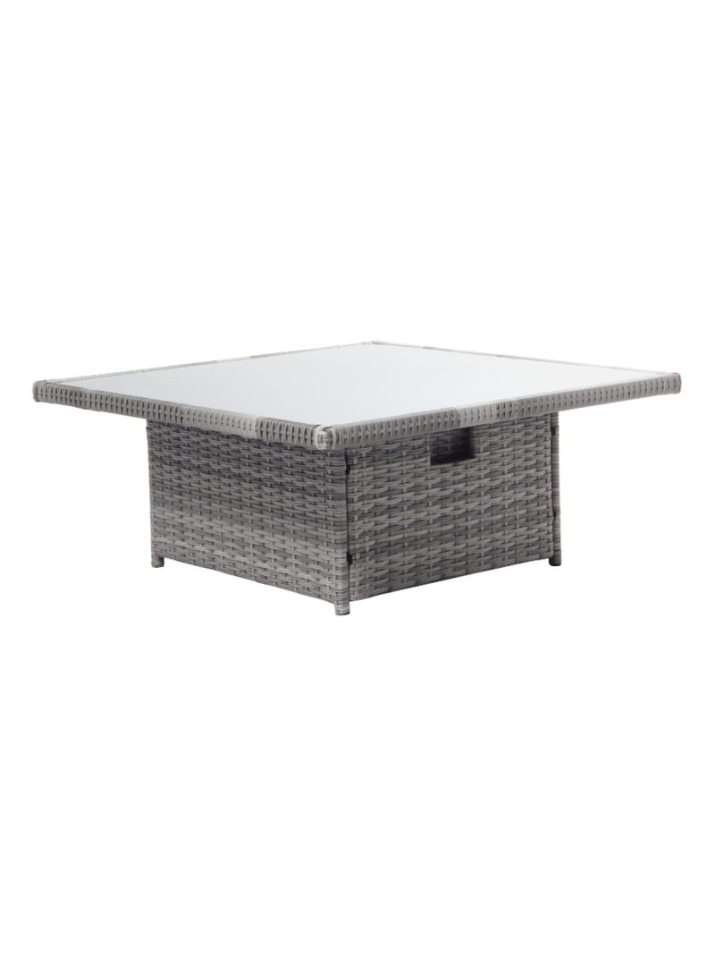 VIANA Salon de jardin 6 places gris Gris - Kiabi