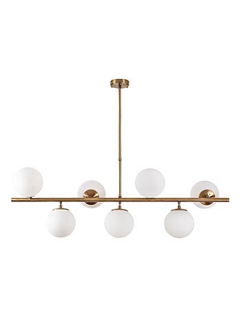 VICTOIRE Suspension dorée 7 lampes