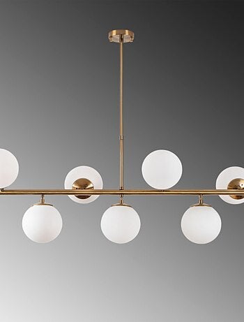 VICTOIRE Suspension dorée 7 lampes