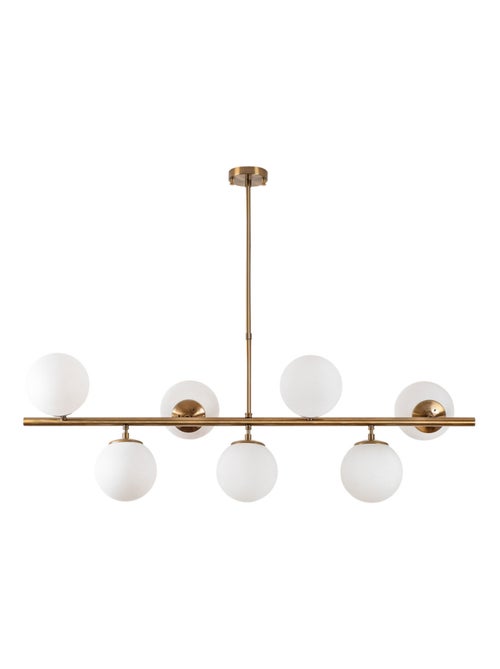 VICTOIRE Suspension dorée 7 lampes - Kiabi