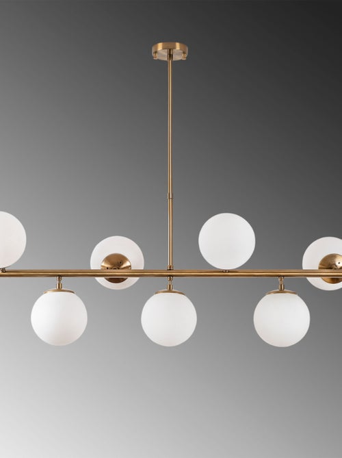 VICTOIRE Suspension dorée 7 lampes - Kiabi