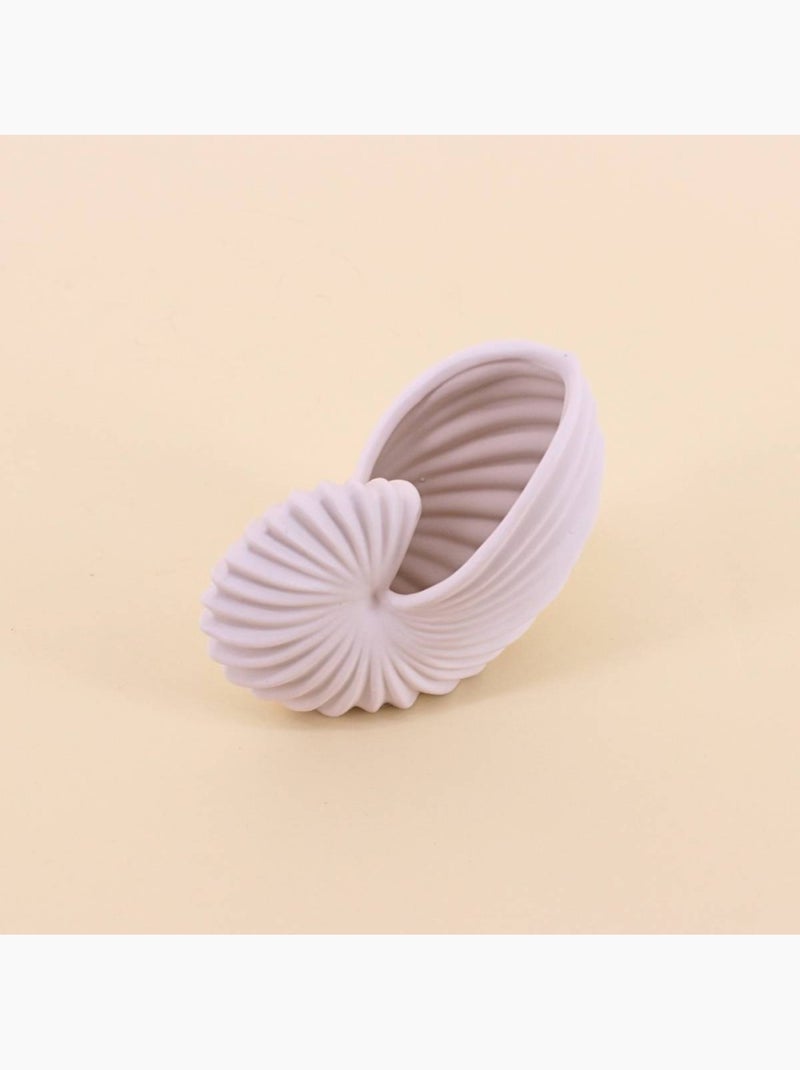 Vide poche coquillage céramique 13cm Blanc - Kiabi