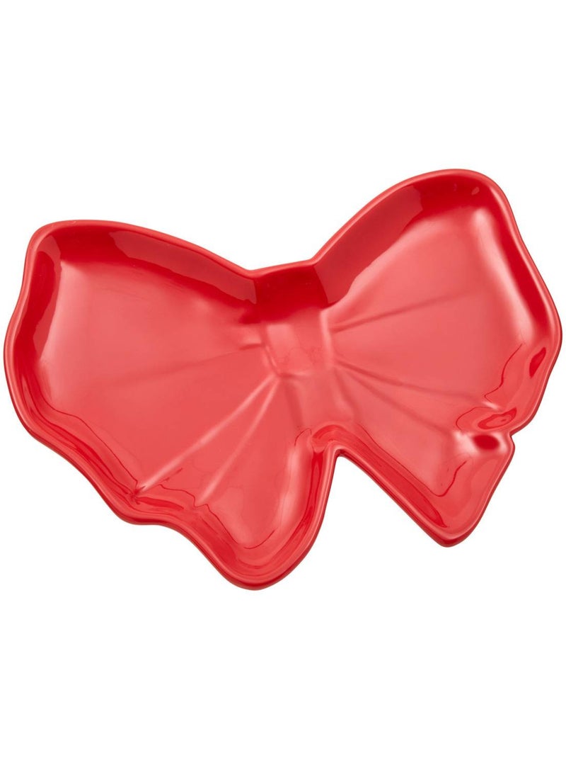 Vide-poche de noël en céramique avec nœud rouge Rouge - Kiabi
