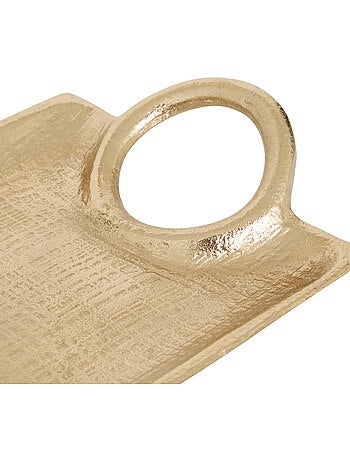 Vide-poche doré L45xp16,5xH4cm