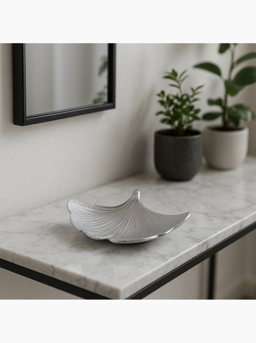 Vide poche en alluminium forme coquillage 18x14cm - Kiabi
