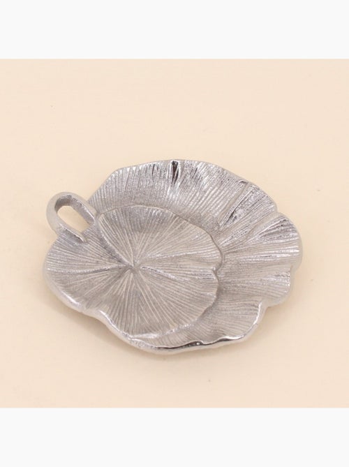 Vide poche en alluminium forme feuille 11,5x15cm - Kiabi Vide poche en alluminium forme feuille 11,5x15cm - Kiabi