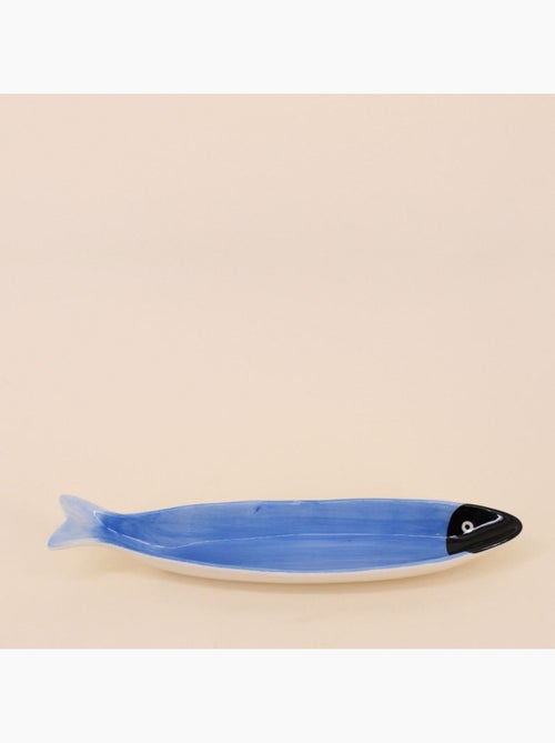 Vide poche en céramique poisson bleu 30cm - Kiabi