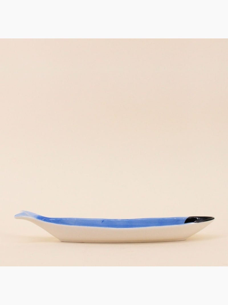 Vide poche en céramique poisson bleu 30cm Bleu - Kiabi