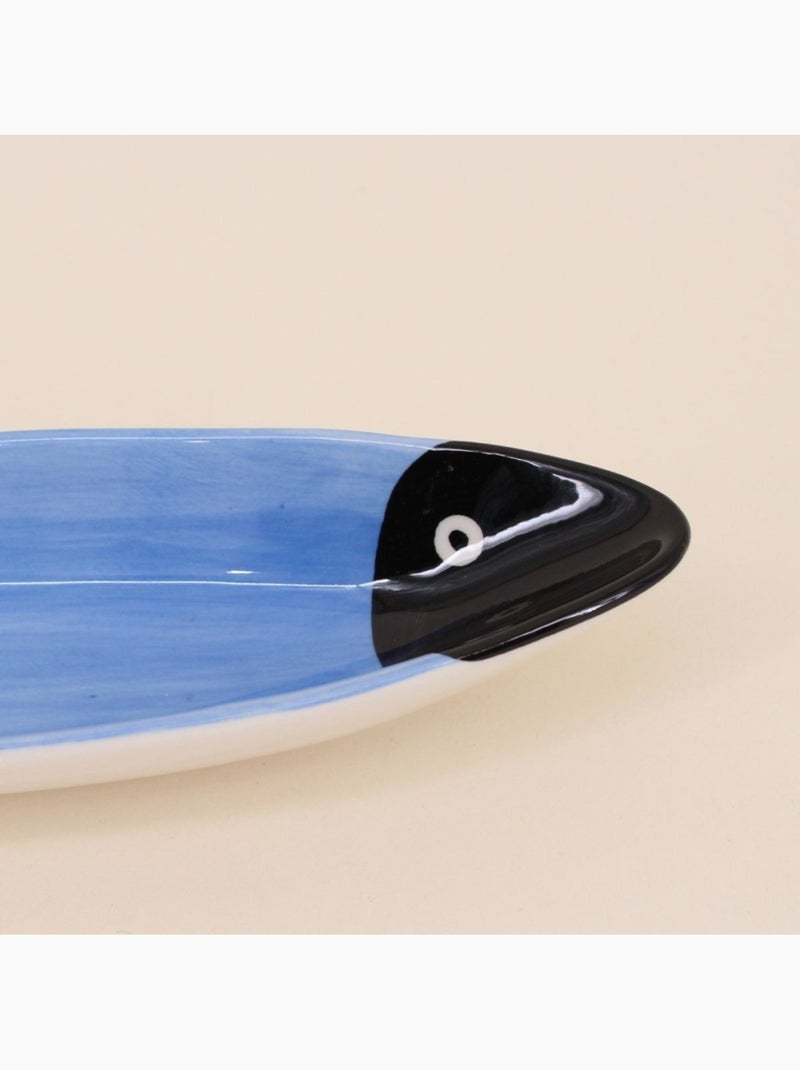 Vide poche en céramique poisson bleu 30cm Bleu - Kiabi