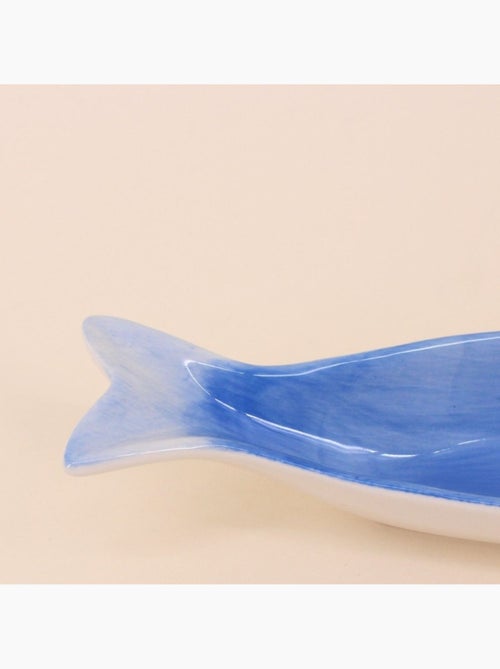 Vide poche en céramique poisson bleu 30cm - Kiabi