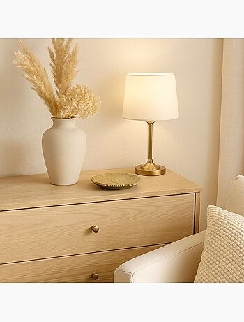 Vide poche feuille en polyrésine doré 20cm