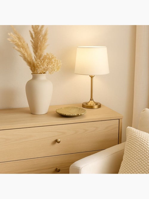 Vide poche feuille en polyrésine doré 20cm - Kiabi