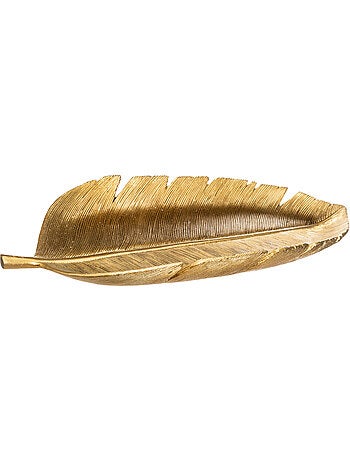 Vide Poche Feuille Or