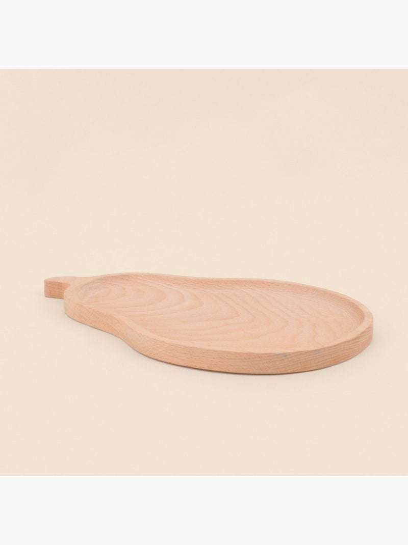 Vide poche forme poire en bois 28cm Beige - Kiabi