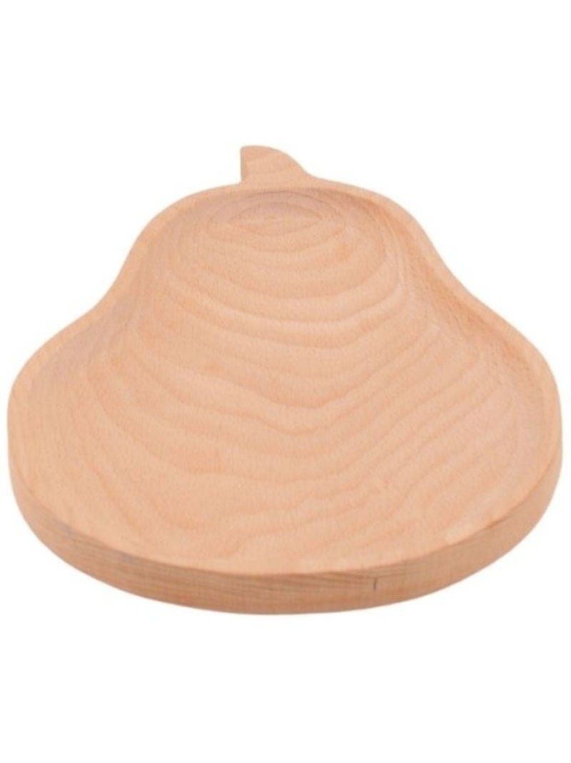 Vide poche forme poire en bois 28cm Beige - Kiabi