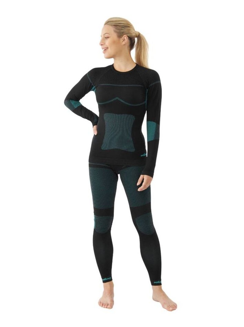 Viking - Ensemble thermique ILSA Noir Vert - Kiabi
