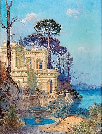 Villa au bord du lac de knab