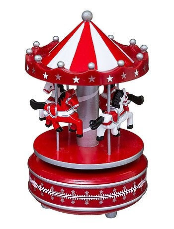 Village de Noël carrousel musical
