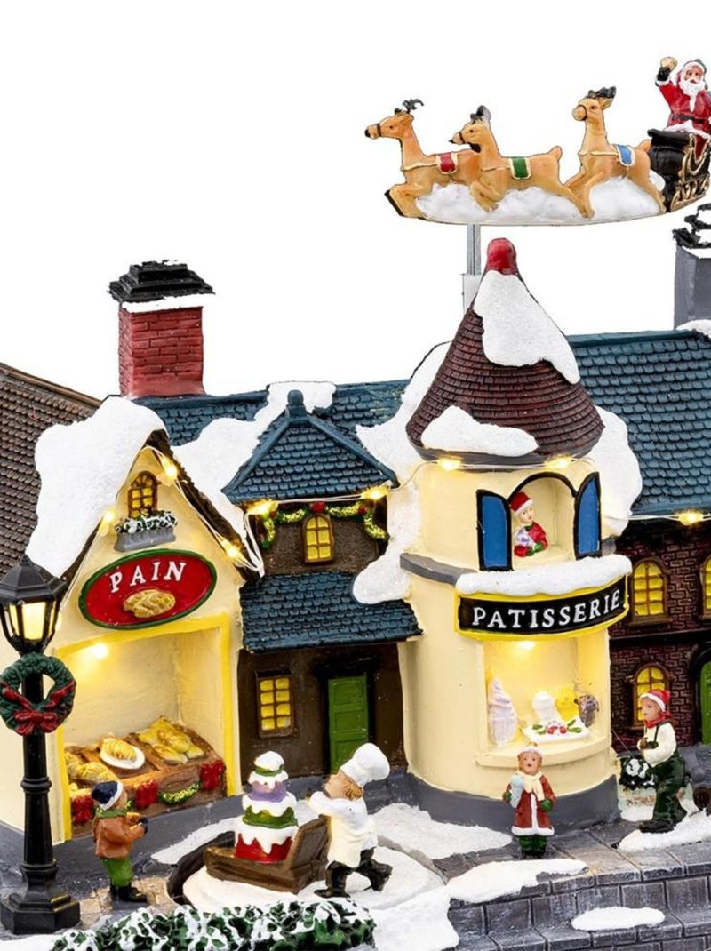 Village de Noël Centre ville 24 LED Blanc - Kiabi