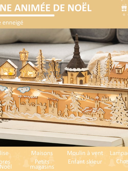 Village de noël lumineux - Kiabi