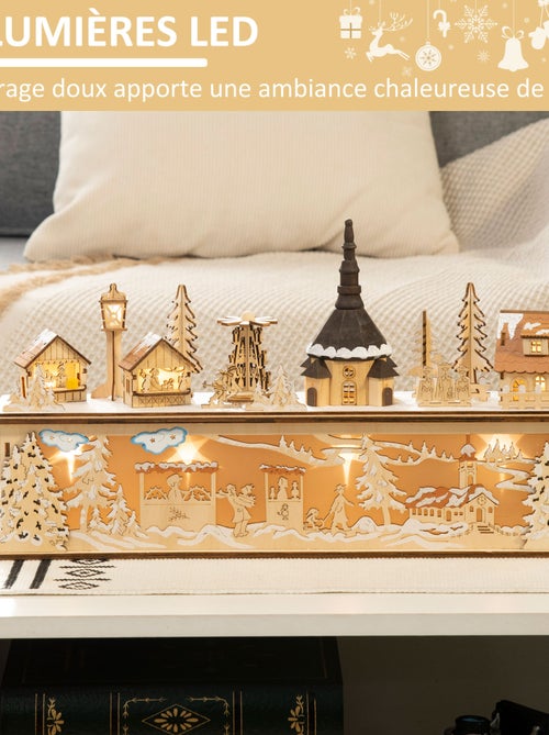 Village de noël lumineux - Kiabi