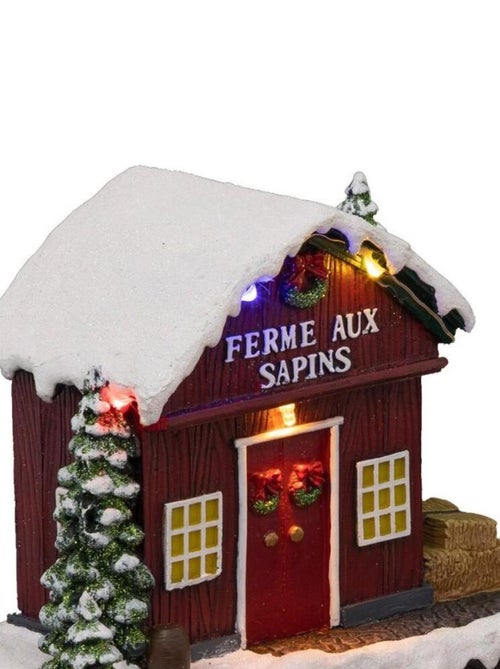 Village de Noël tracteur 10 LED - Kiabi