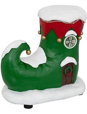 Village lumineux maison botte 5 led