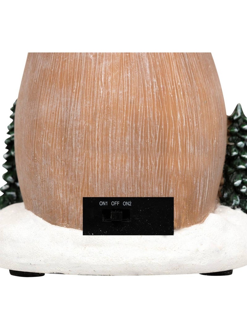Village lumineux maison champignon 12 led musical avec mouvement svana Multicolore - Kiabi