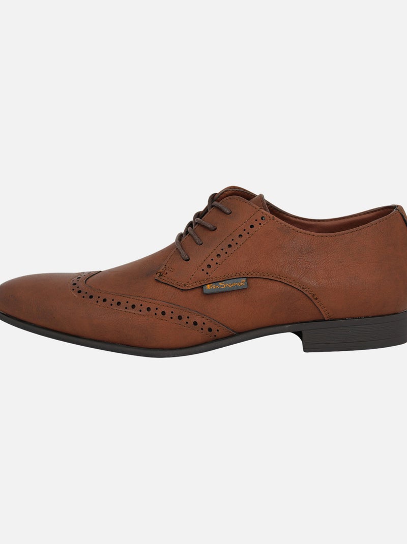Ville basses 'Ben Sherman' '4 Eye Fashion Brogue' Marron - Kiabi