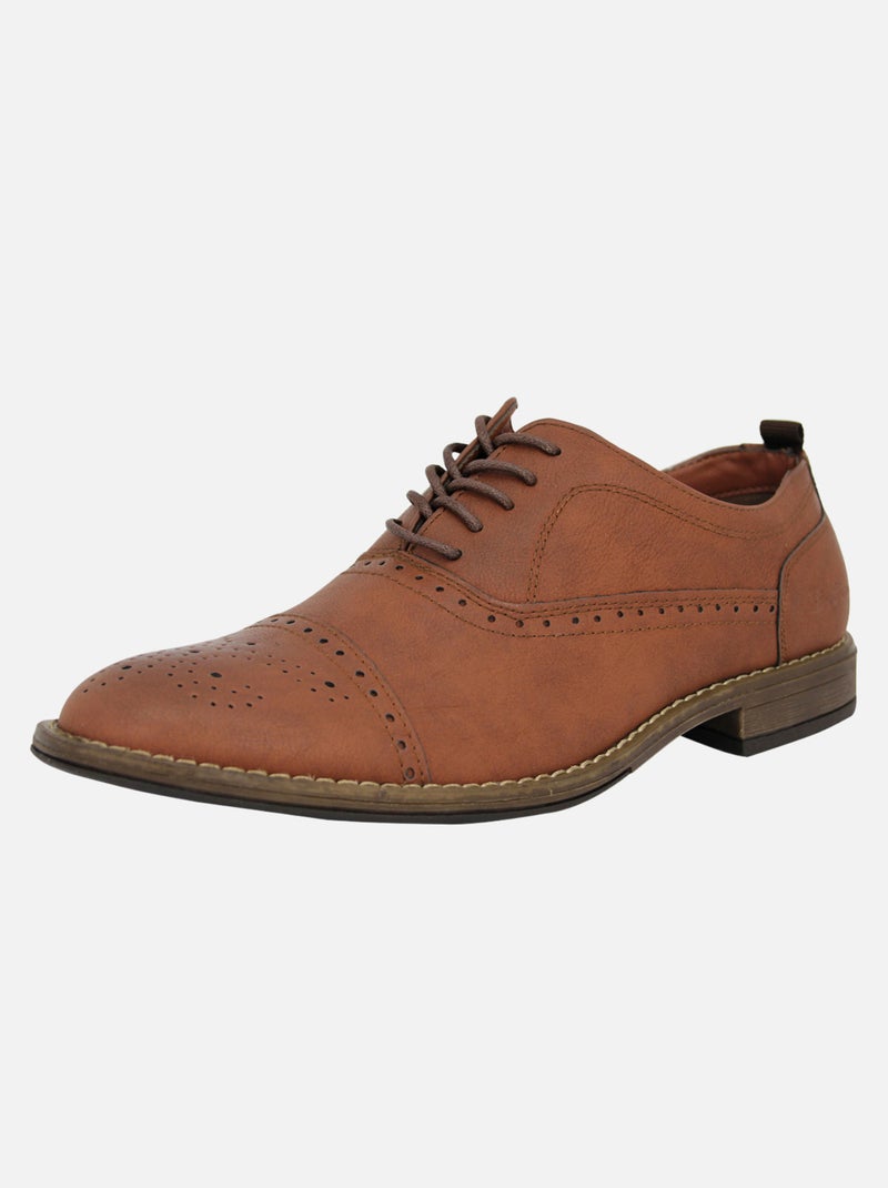 Ville basses 'Ben Sherman' 'Oxford Toe Cap' Marron - Kiabi