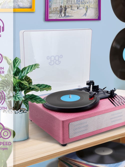 VINTAGE VINYL PLAYER – PLATINE VINYLE 3 VITESSES - Kiabi