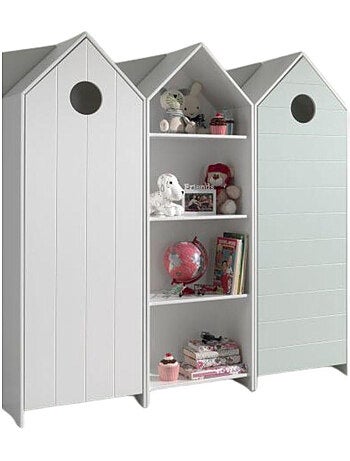 Vipack' casami armoire 1 porte + armoire ouverte + armoire 1 porte