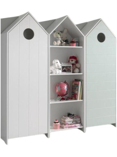 Vipack' casami armoire 1 porte + armoire ouverte + armoire 1 porte - Kiabi Vipack' casami armoire 1 porte + armoire ouverte + armoire 1 porte - Kiabi