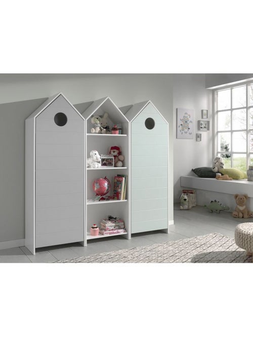 Vipack' casami armoire 1 porte + armoire ouverte + armoire 1 porte - Kiabi Vipack' casami armoire 1 porte + armoire ouverte + armoire 1 porte - Kiabi