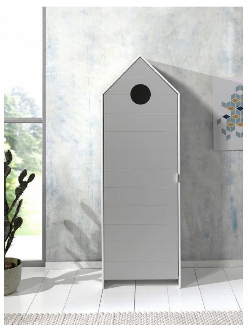 Vipack' casami armoire 1 porte + armoire ouverte + armoire 1 porte Gris - Kiabi