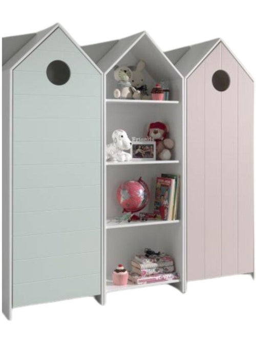 Vipack' casami armoire 1 porte + armoire ouverte + armoire 1 porte - Kiabi Vipack' casami armoire 1 porte + armoire ouverte + armoire 1 porte - Kiabi