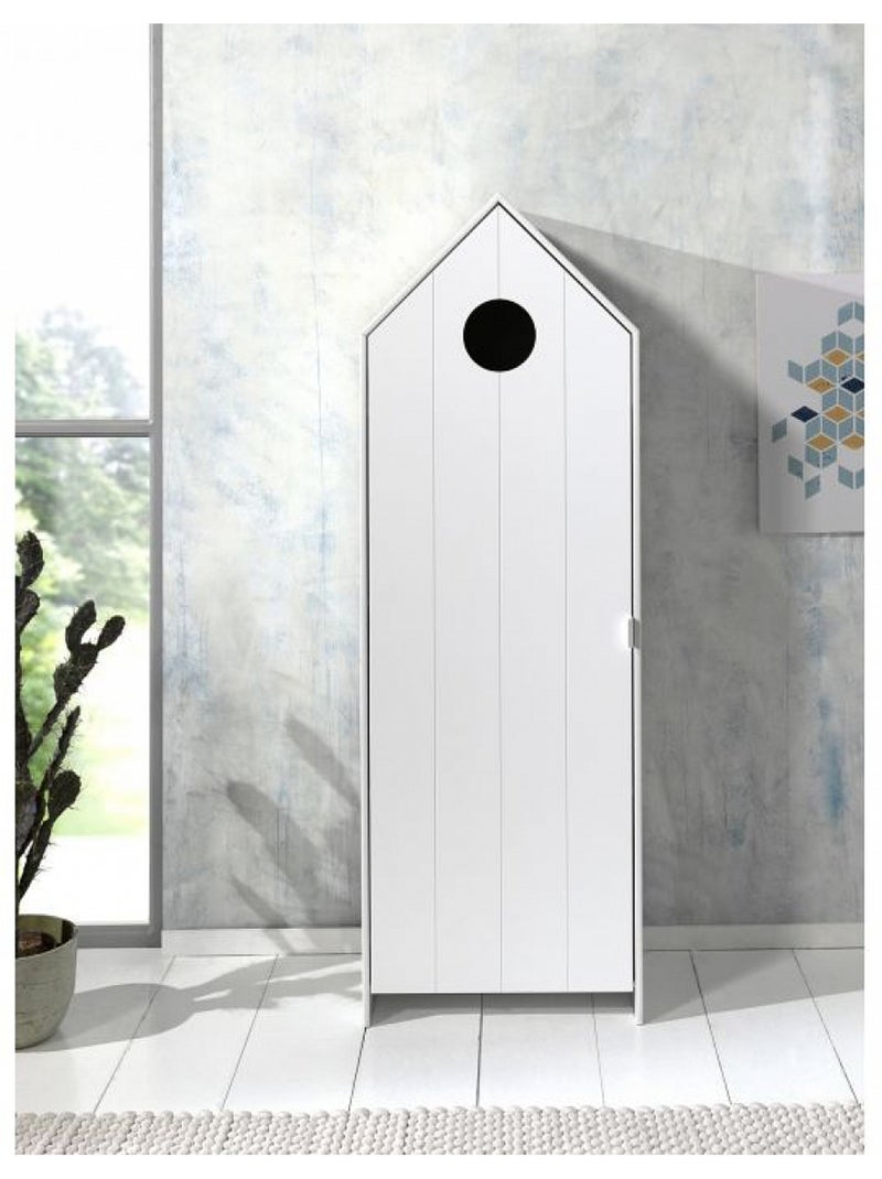 Vipack' casami armoire 1 porte + armoire ouverte + armoire 1 portee Blanc - Kiabi