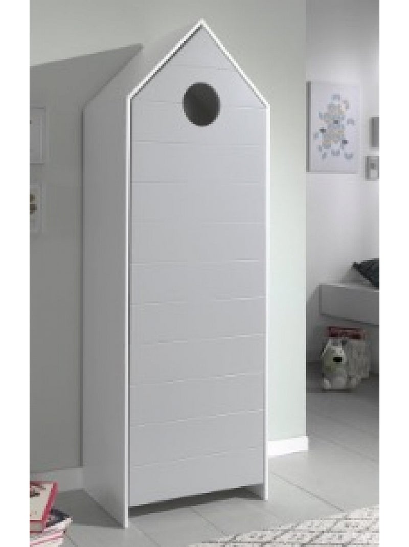 Vipack' casami armoire 1 porte Gris - Kiabi