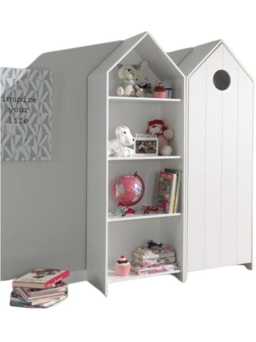 Vipack' casami armoire ouverte + armoire 1 porte - Kiabi Vipack' casami armoire ouverte + armoire 1 porte - Kiabi