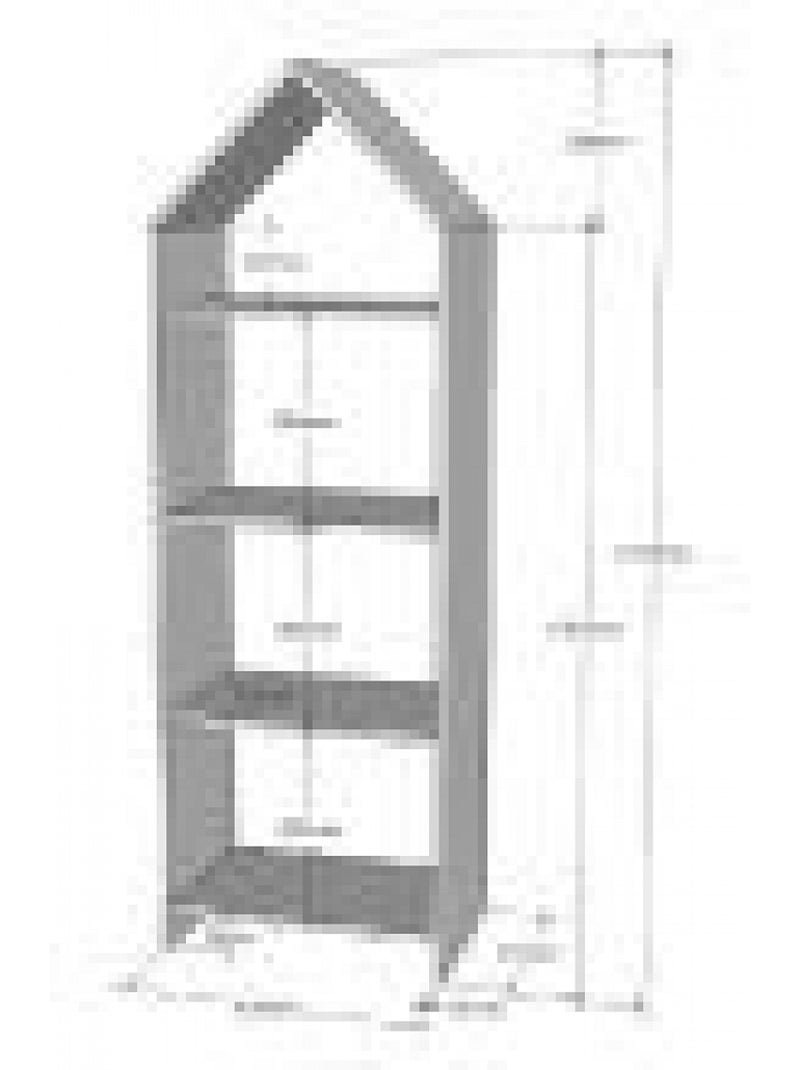 Vipack' casami armoire ouverte + armoire 1 porte Blanc - Kiabi