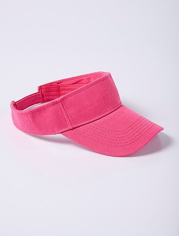 Visière en toile denim colorée